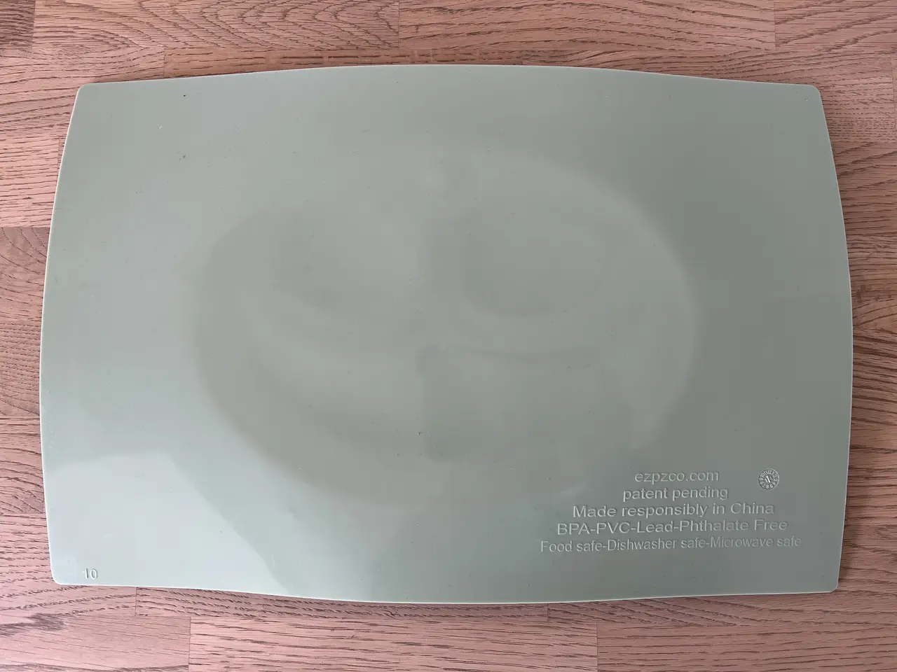Billede 4 - SOM NY - EzPz Happy Mat - Silikone - Støvet Grøn