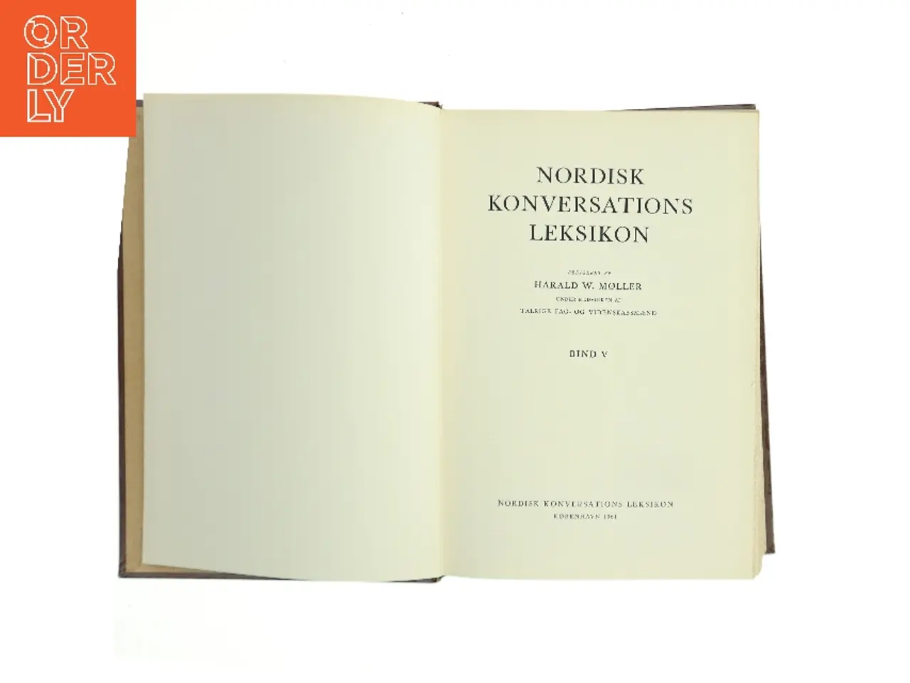 Billede 2 - Nordisk Konversations Leksikon. Bind V af Harald W. Moller (Bog)