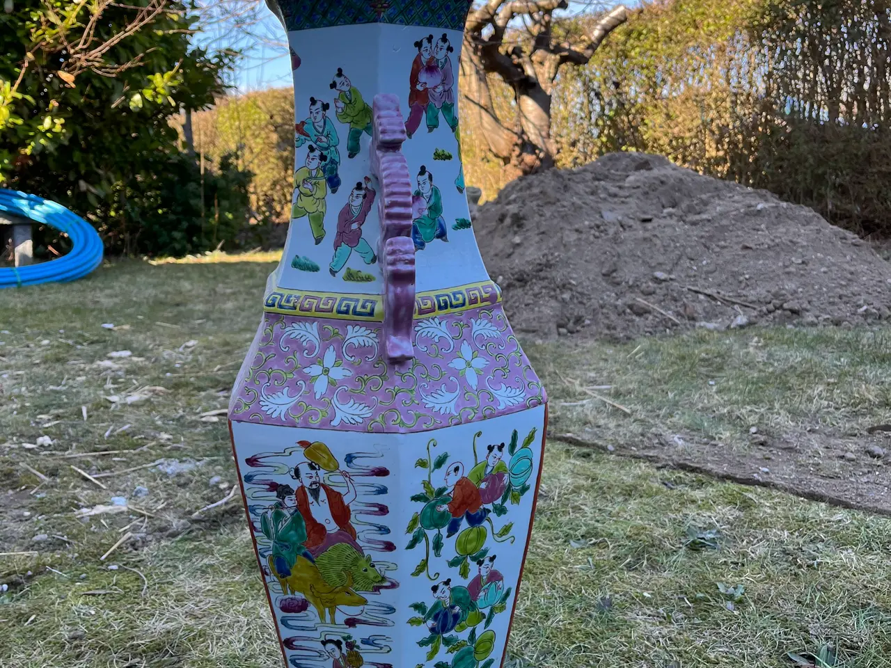 Billede 2 - Kinesisk gulv vase
