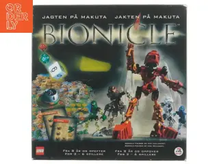Bionicle brætspil: Jagten på Makuta fra Lego (str. 27x27 cm)
