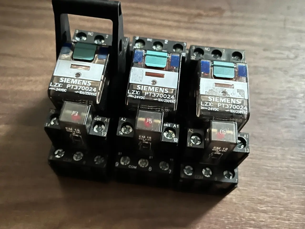 Billede 3 - Siemens LZX:PT370024 & LZS:PT3A5L24 24VDC 10A relæ
