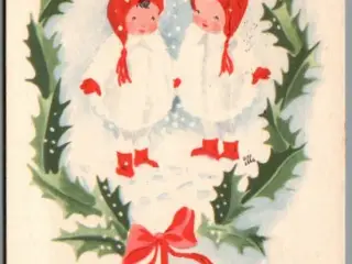Illa - Glædelig Jul - Stender Serie 878 - Postkort - Brugt