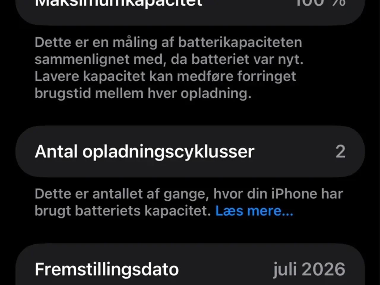 Billede 2 - iPhone 18 Pro 256 gb