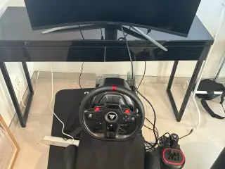 Playseat og rat og pedaler thrustmaster t248r og m