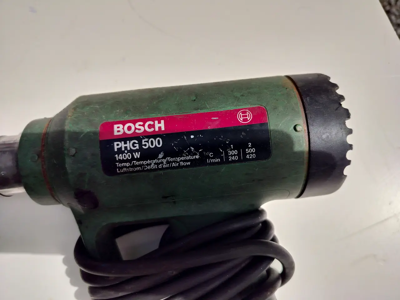 Billede 3 - Varmepistol Bosch PHG 500 1400 W