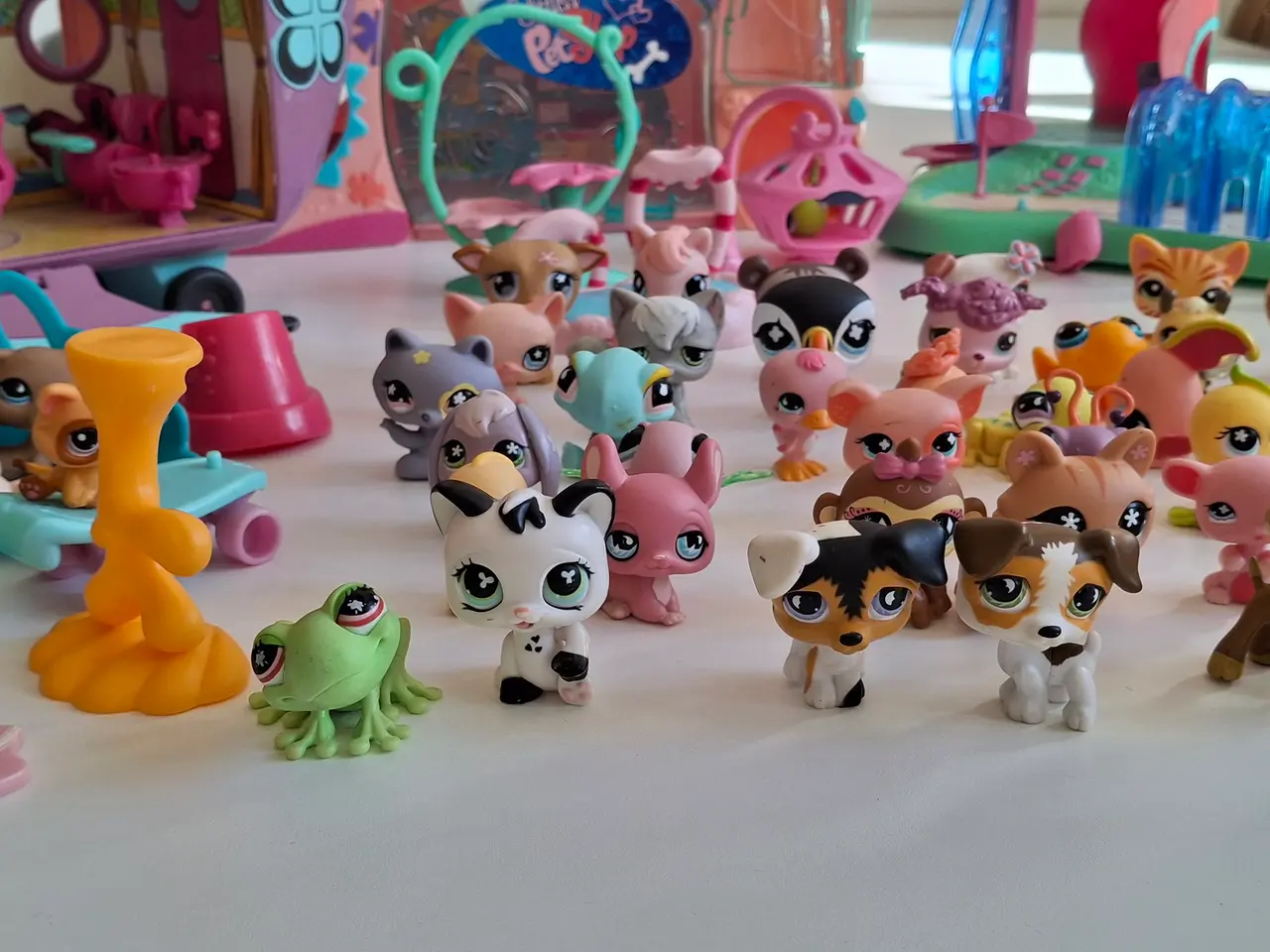 Billede 6 - Kæmpe samling Pet Shops - 58 dyr og tilbehør!
