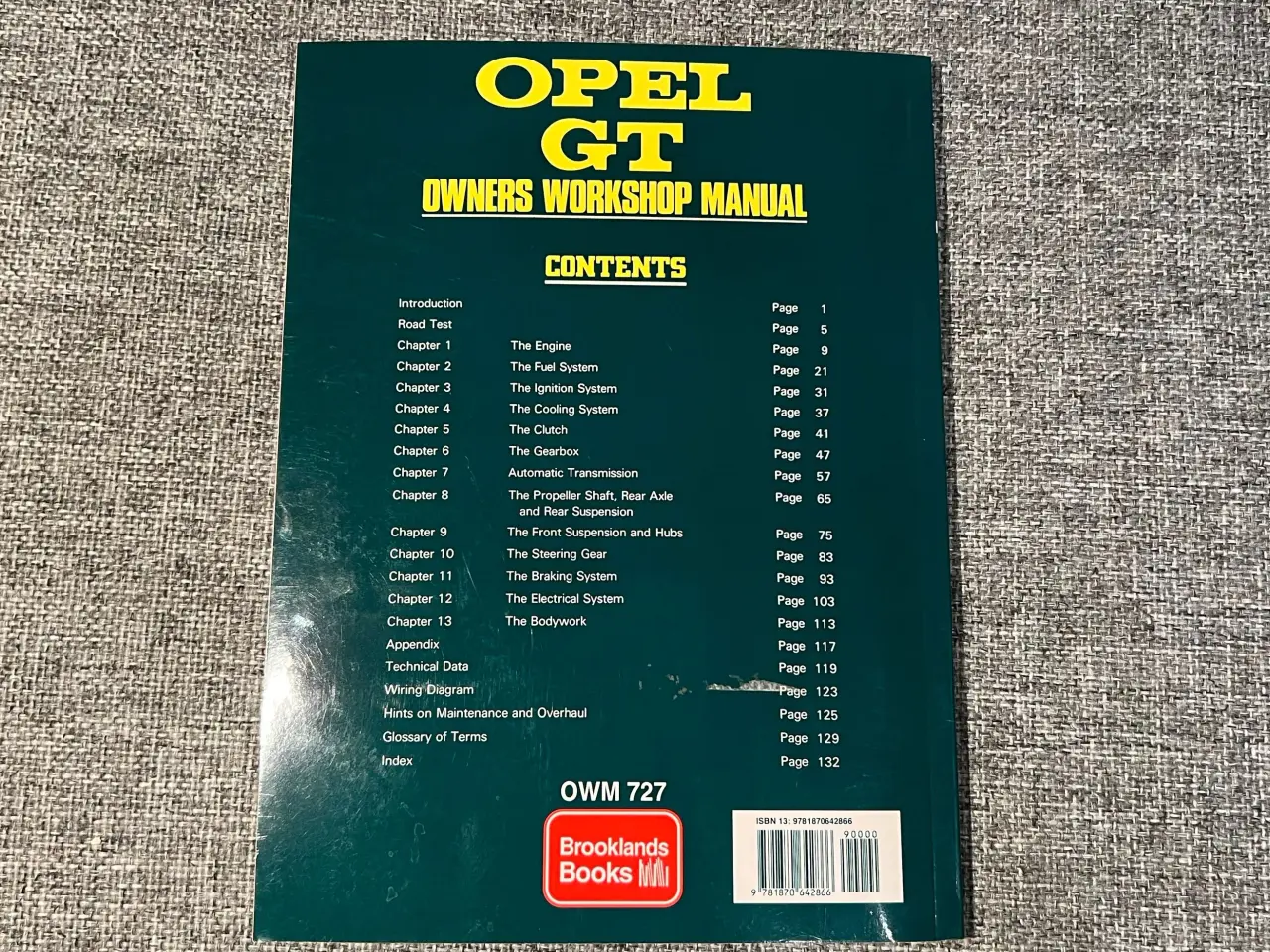 Billede 4 - Værkstedshåndbog Opel GT 1968-73