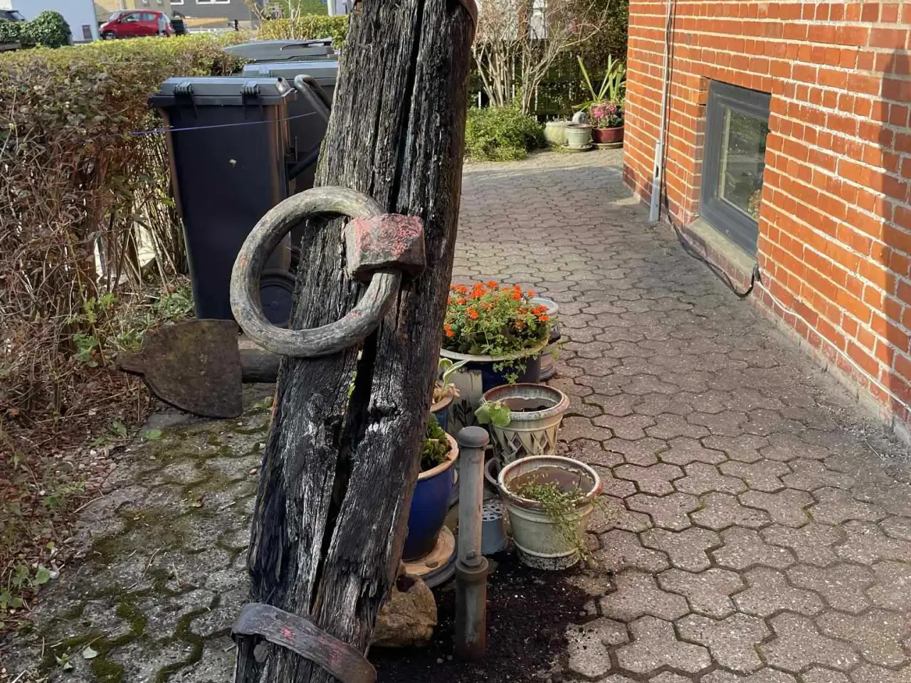 Billede 1 - Stort stok anker