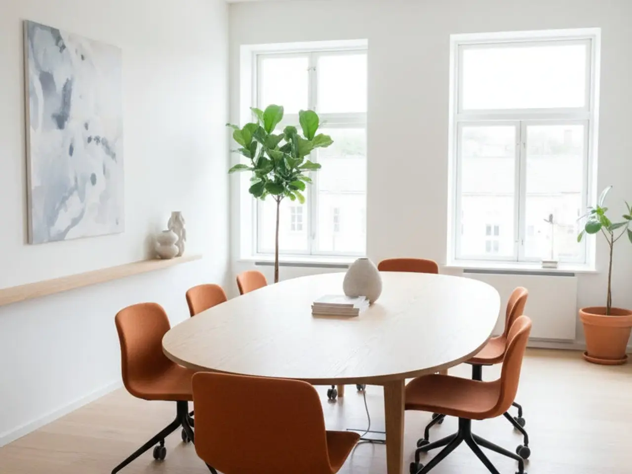 Billede 2 - HAY AAC15 Stol - Orange/Sort Stel