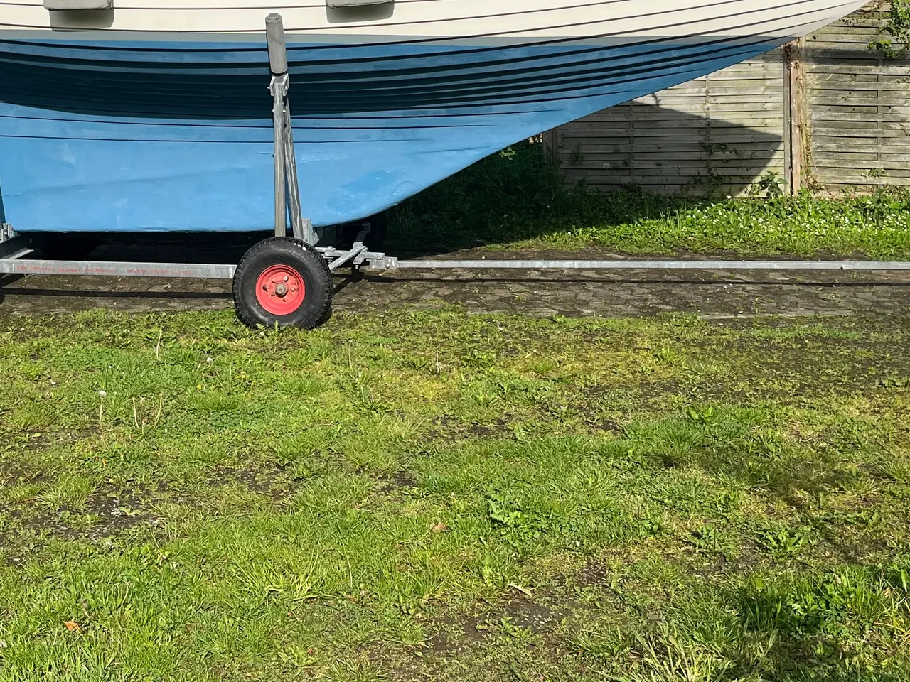 Billede 1 - Havnevogn/Bådvogn til Folkebåd, Galvaniseret.