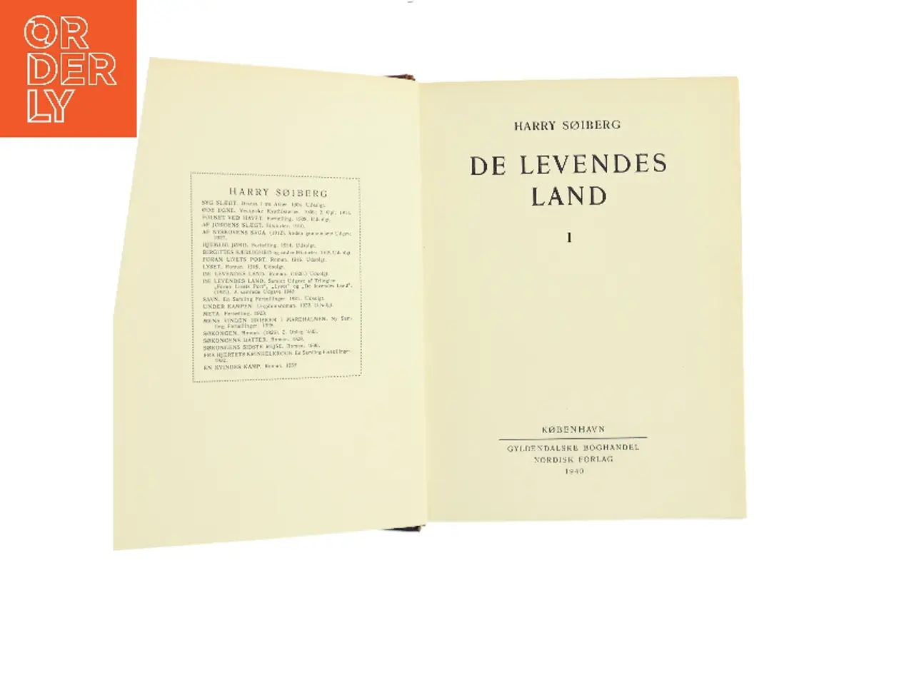 Billede 2 - De levendes land I af Harry Søiberg (Bog)
