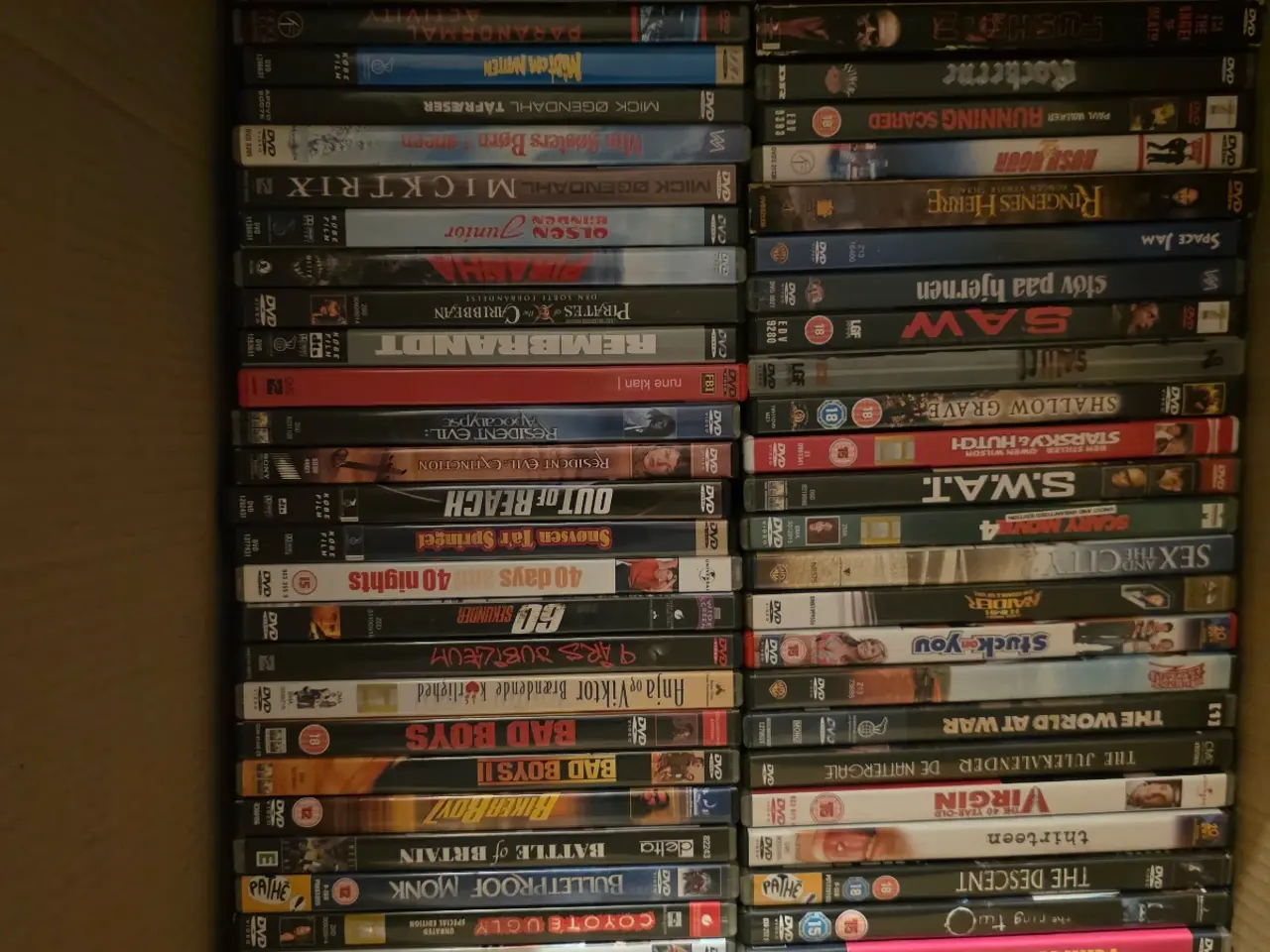 Billede 1 - Stor kasse dvd'er