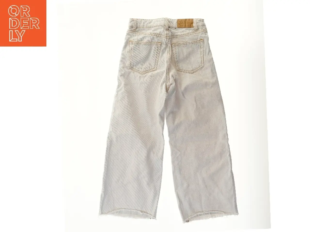 Billede 2 - Monki beige jeans med vide ben fra Monki (str. 134)