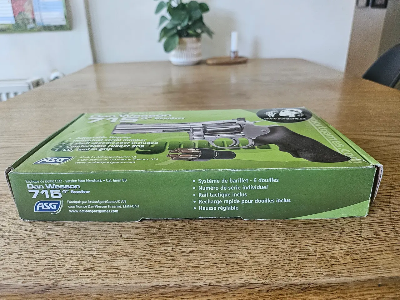 Billede 2 - Revolver, CO2, Dan Wesson 715 4", Sølv