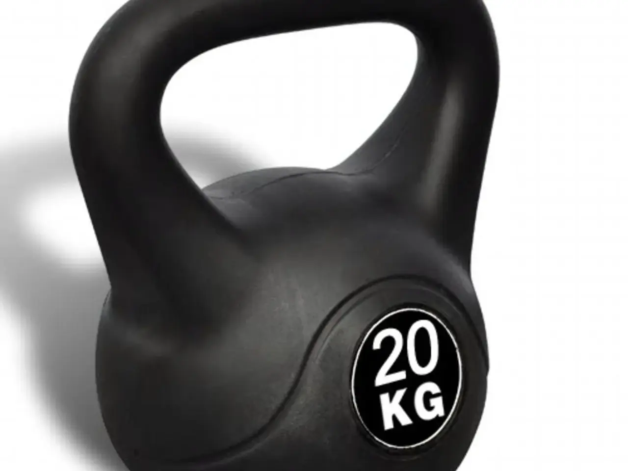 Billede 3 - Kettlebell 20 kg - beton med plastbelægning