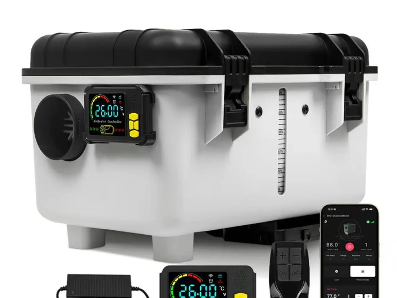 Billede 1 - Sunster TB30 8 kW dieselfyr – Bluetooth Toolbox