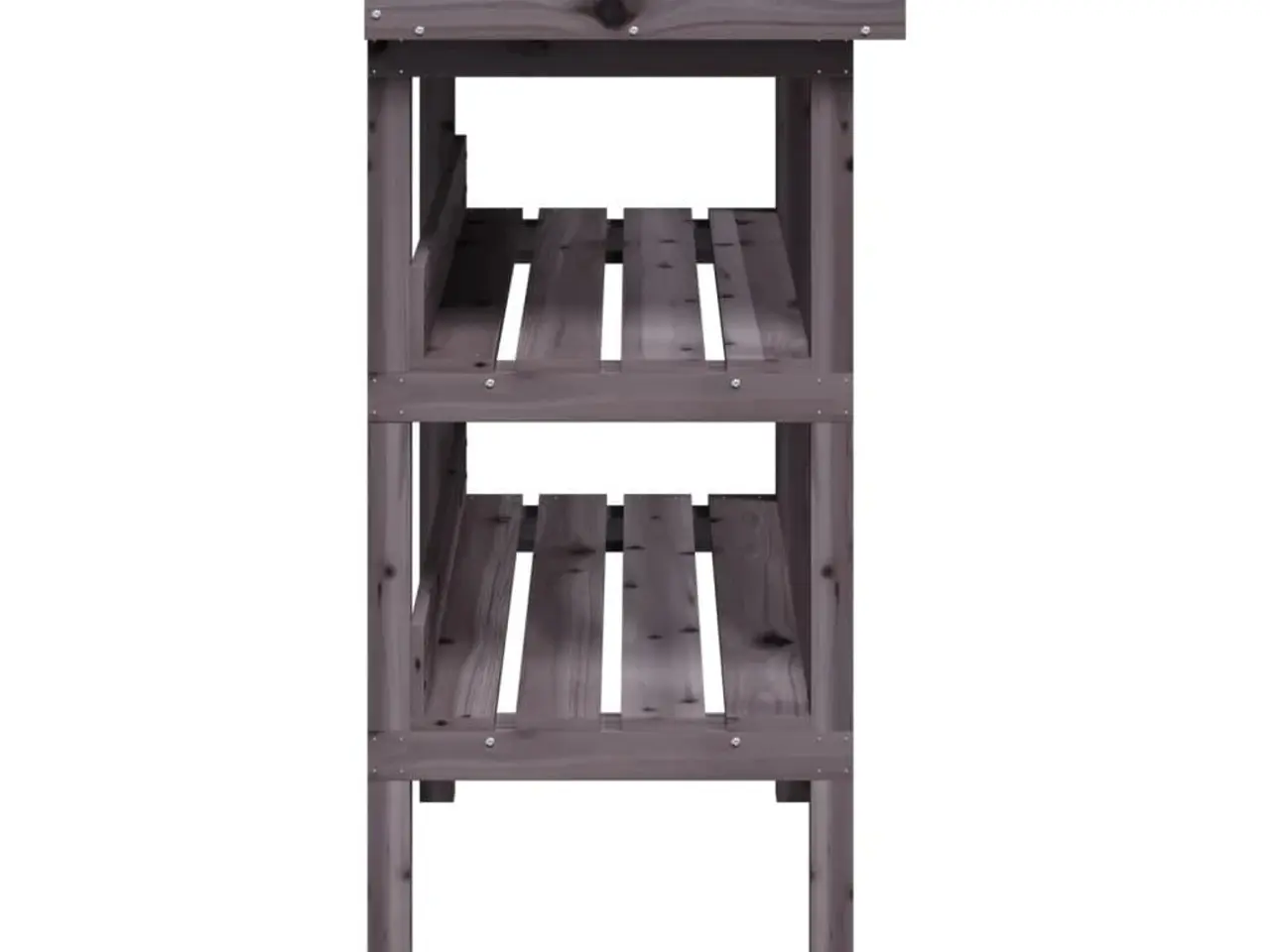 Billede 5 - Plantebord med 2 hylder 78 x 38 x 82,5 cm - grå