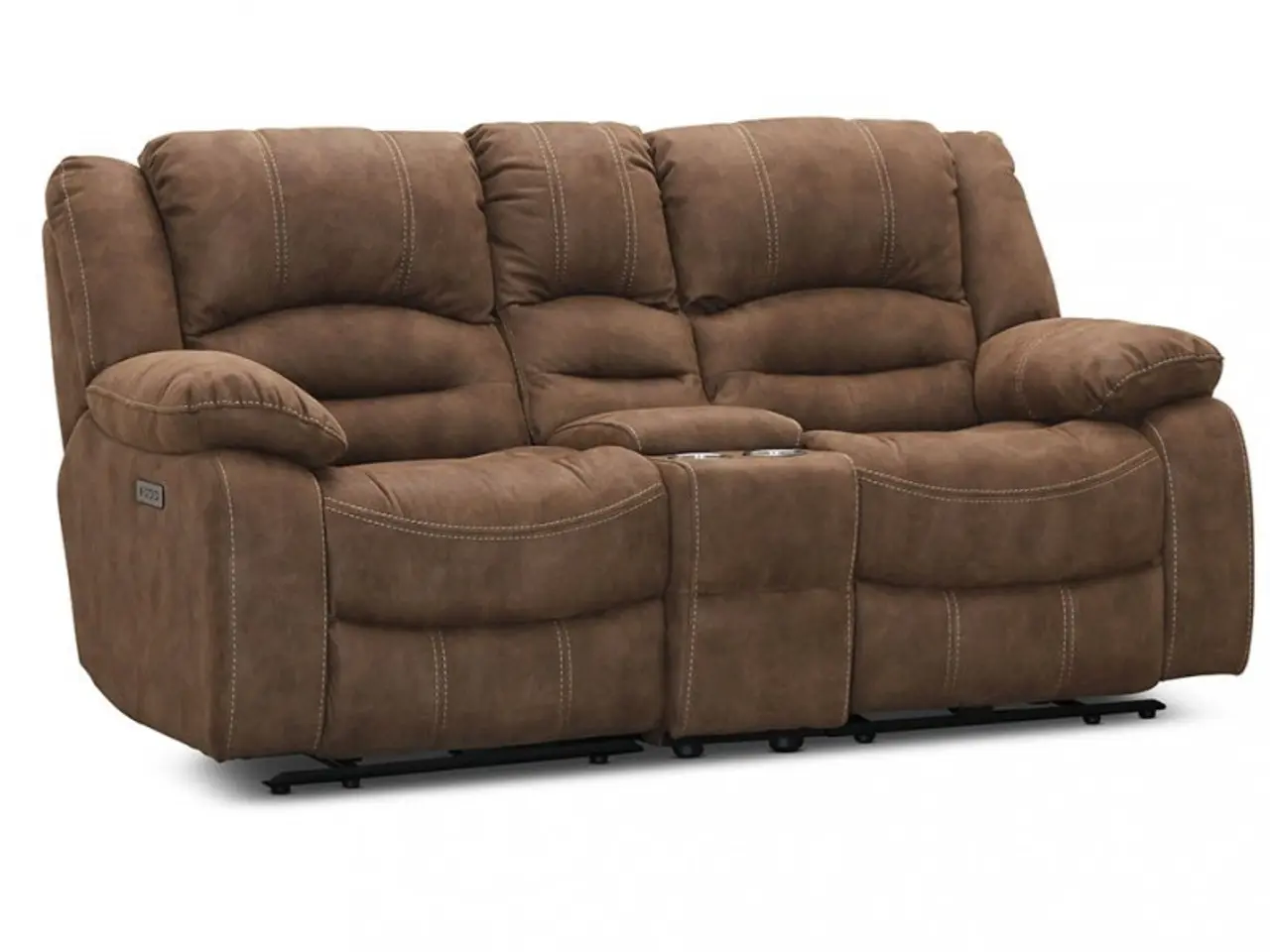 Billede 3 - Cinema 2 pers. Biografsofa Nougat mikrofiber stof
