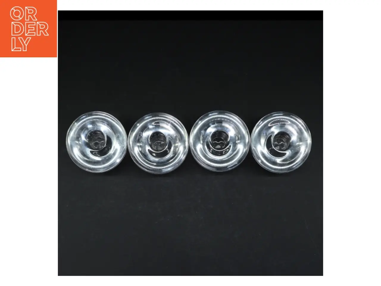 Billede 2 - Gennemsigtige glasstager (str. Ø. 9 cm)
