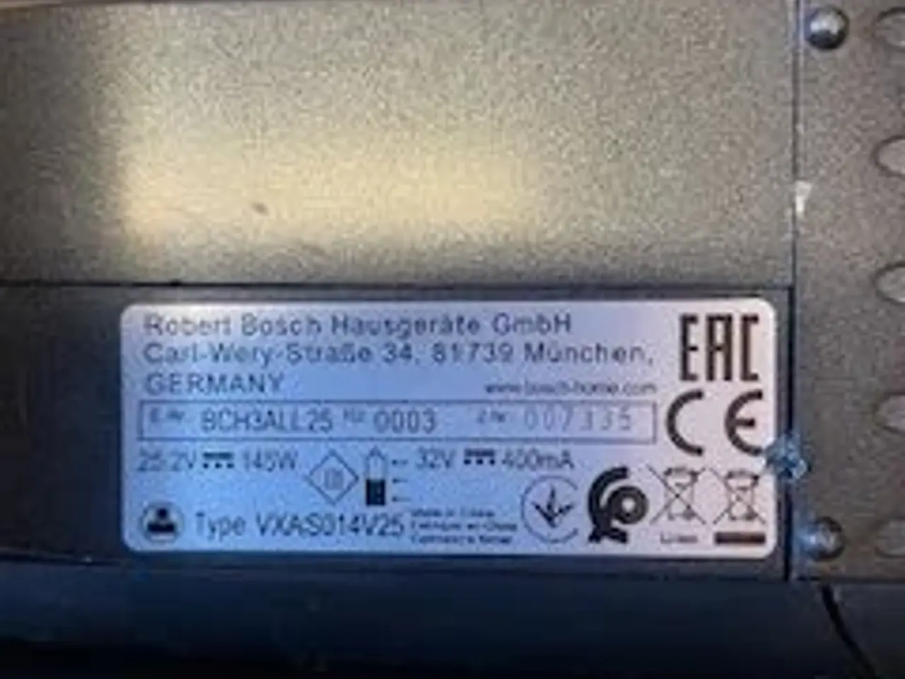 Billede 7 - Støvsuger Bosch med nye opladelige batterier