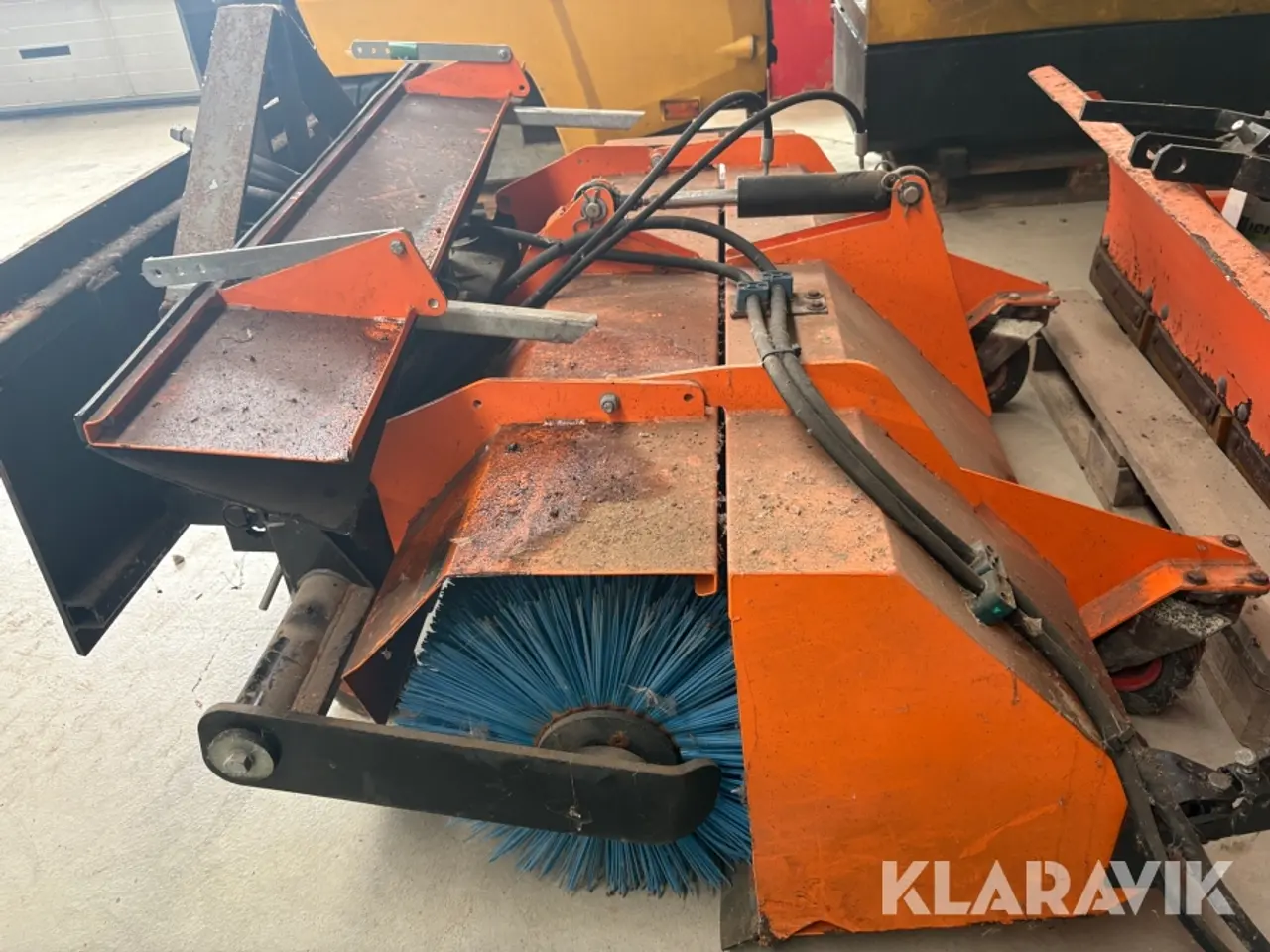 Billede 3 - Kost med opsamler Hydromann 1,5 m hydraulisk med redskabsadapter