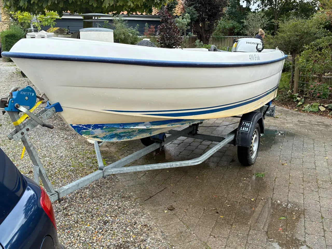 Billede 9 - Ørnvik 410 med 20 hk Honda og trailer