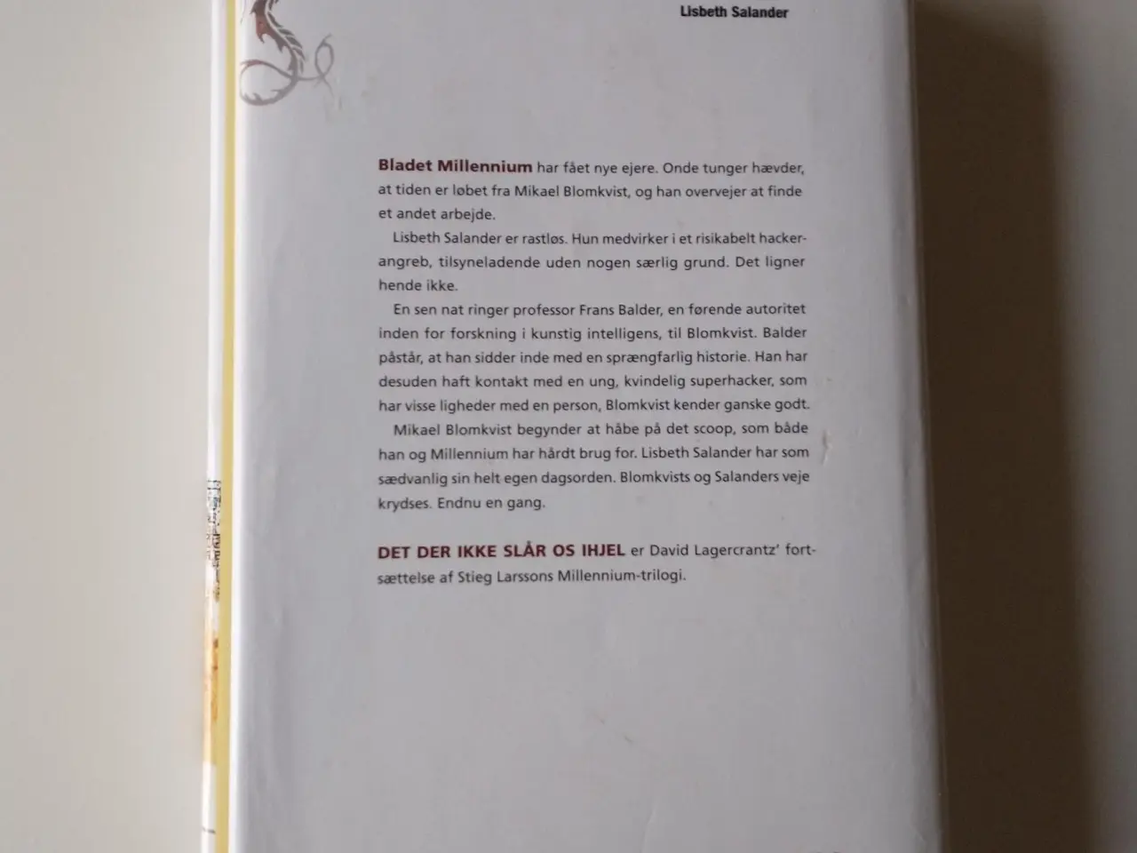 Billede 2 - Det der ikke slår os ihjel. Af David Lagercrantz