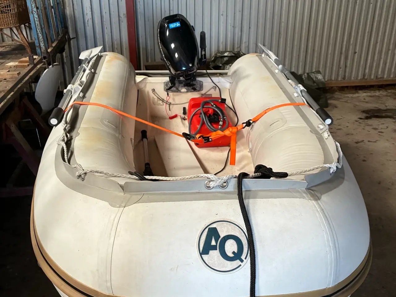 Billede 1 -  rib gummibåd med motor og trailer