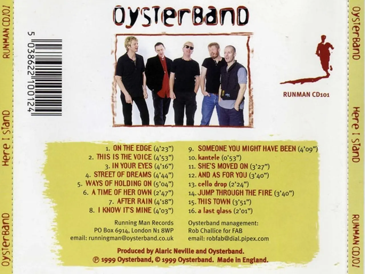 Billede 2 - Oysterband – Here I Stand – CD