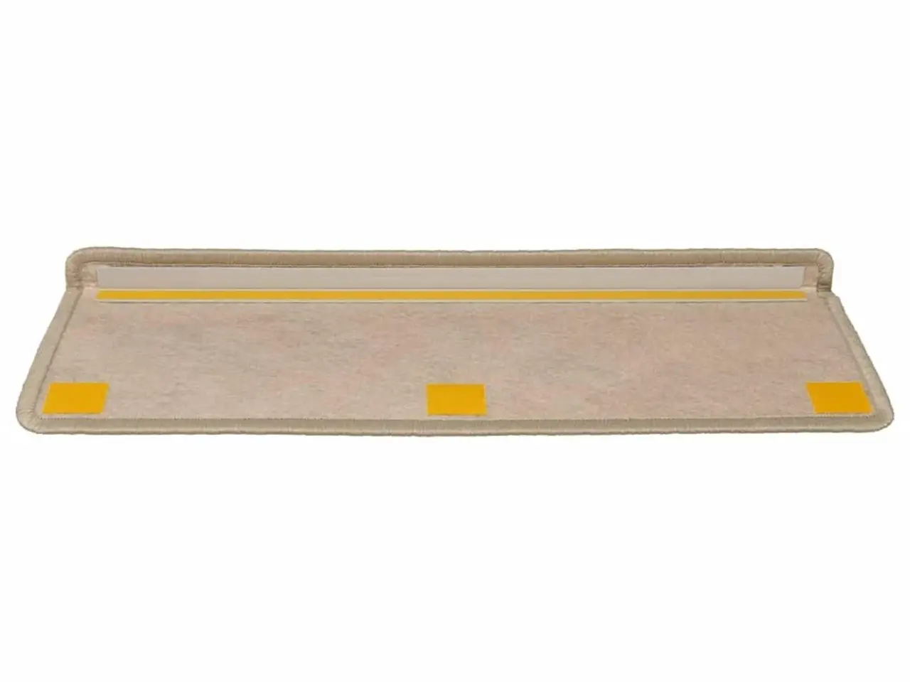 Billede 5 - Selvklæbende trappemåtter 15stk. 65x21x4cm sisal-look sandfarve