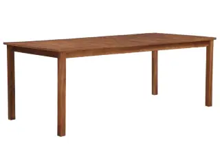 Havebord 200x100x74 cm massivt akacietræ