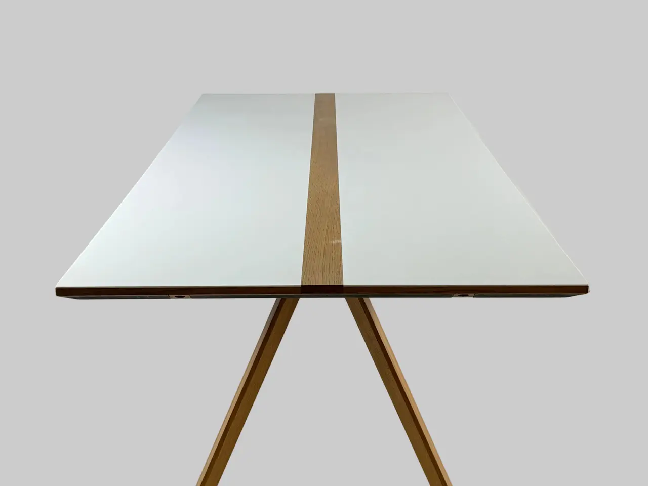 Billede 4 - Mølballe String Bord – Hvid/Natur 240x100xH73cm