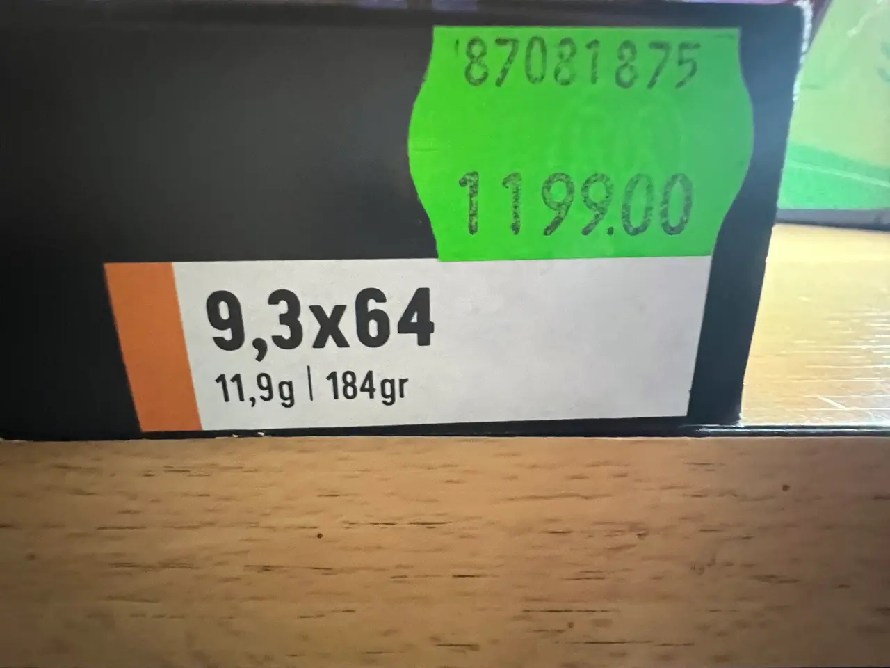 Billede 2 - 9,3x64 Brenneke ammo