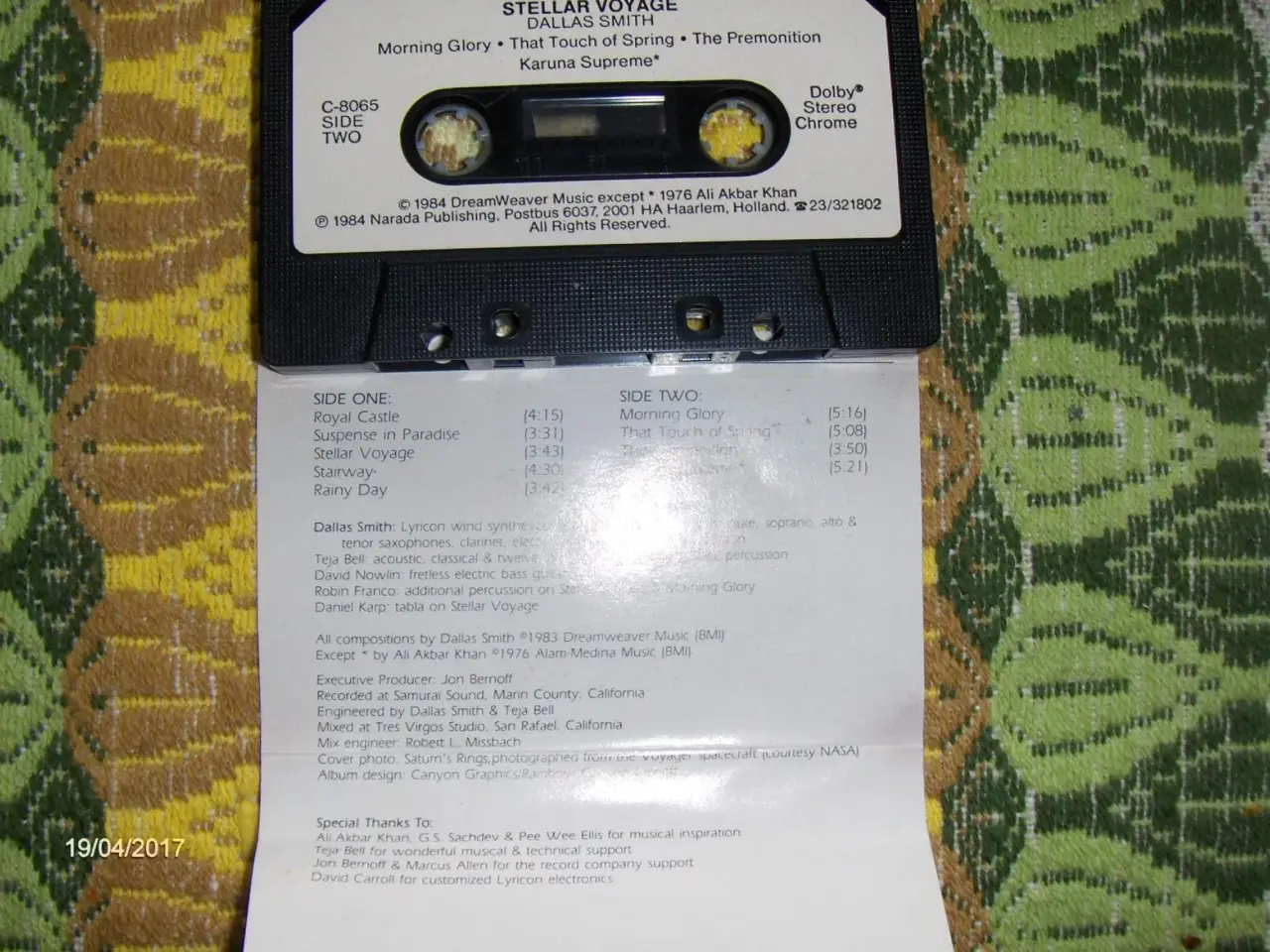 Billede 4 - STELLAR VOYAGE - Dallas Smith - Kassette