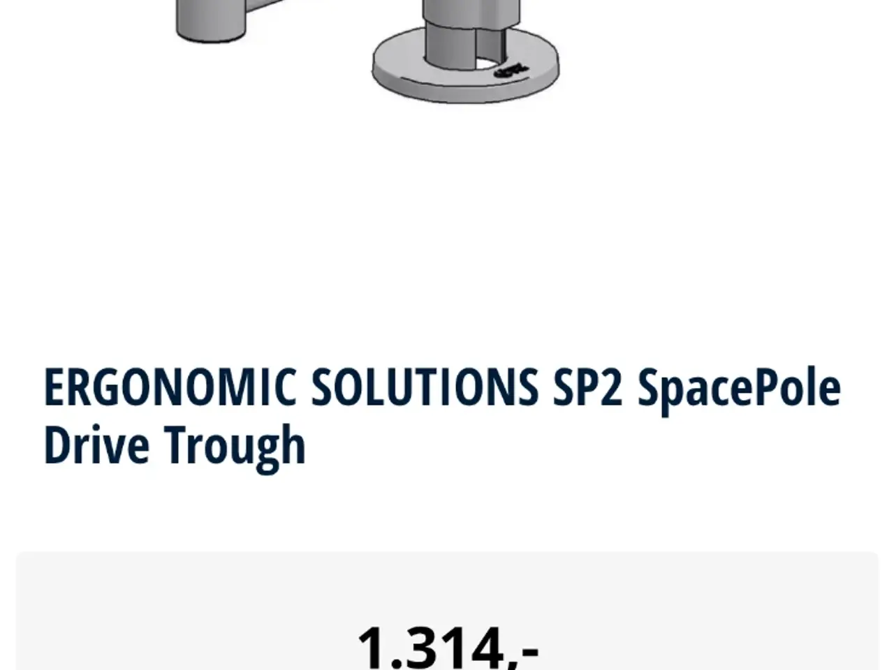 Billede 1 - SpacePole SP2 Drive Through, model EET053-02.