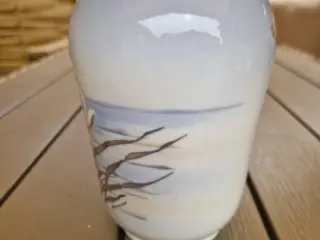 Flot vase med åkande. Royal Copenhagen