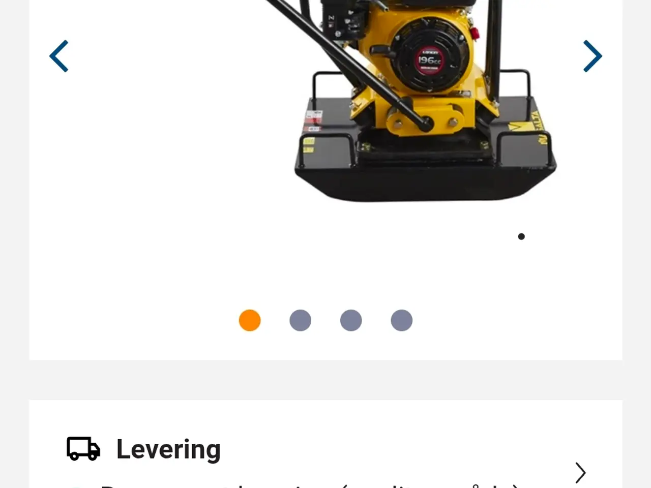Billede 4 - Pladevibrator fra 2015,sælge med sækkevogn og gumm