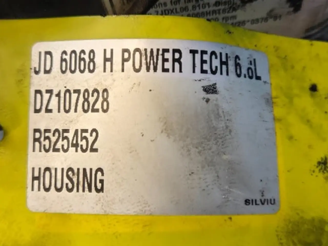 Billede 16 - John Deere  6068   Dæksel   DZ107828