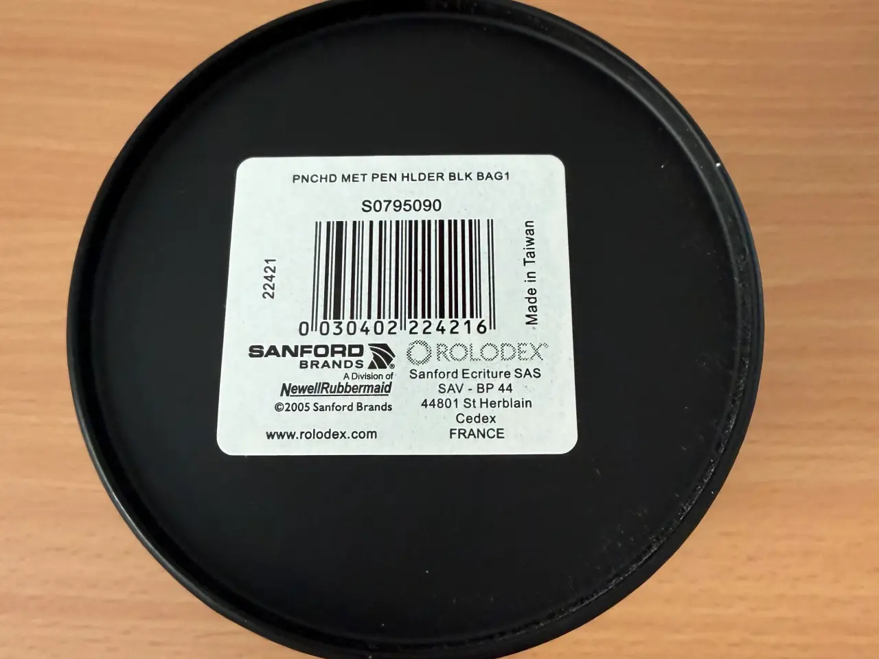 Billede 2 - Penneholder metal sort kuglepenne, blyant, saks