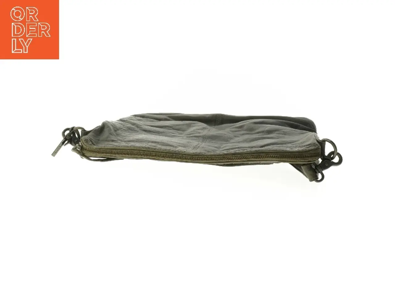 Billede 4 - Flettet læderskuldertaske (str. 35 x 28 cm)