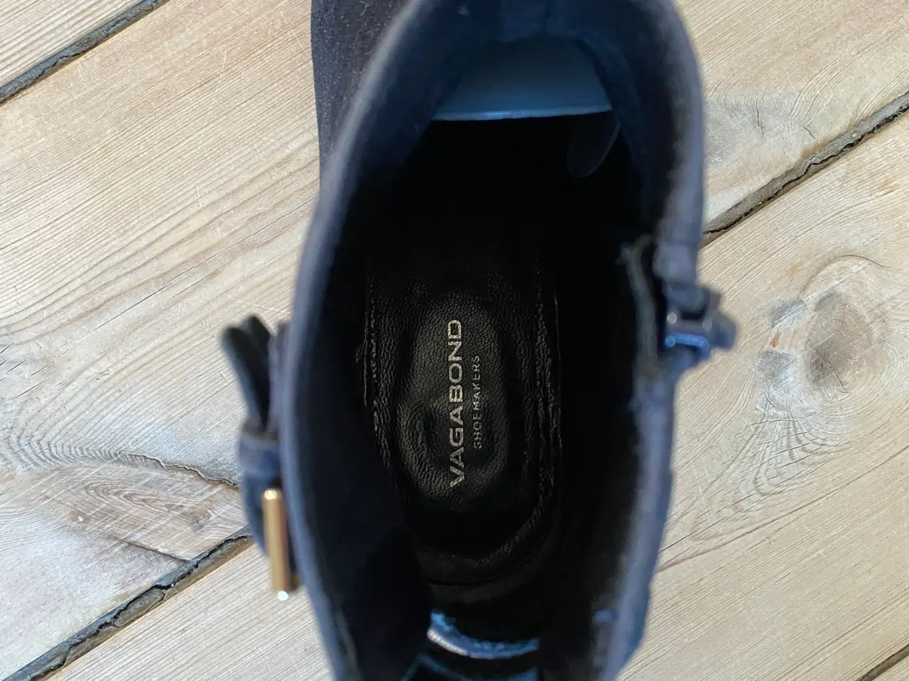 Billede 3 - Korte blå nubuck damestøvler