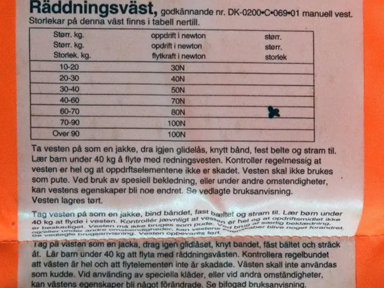 Billede 3 - Redningsvest