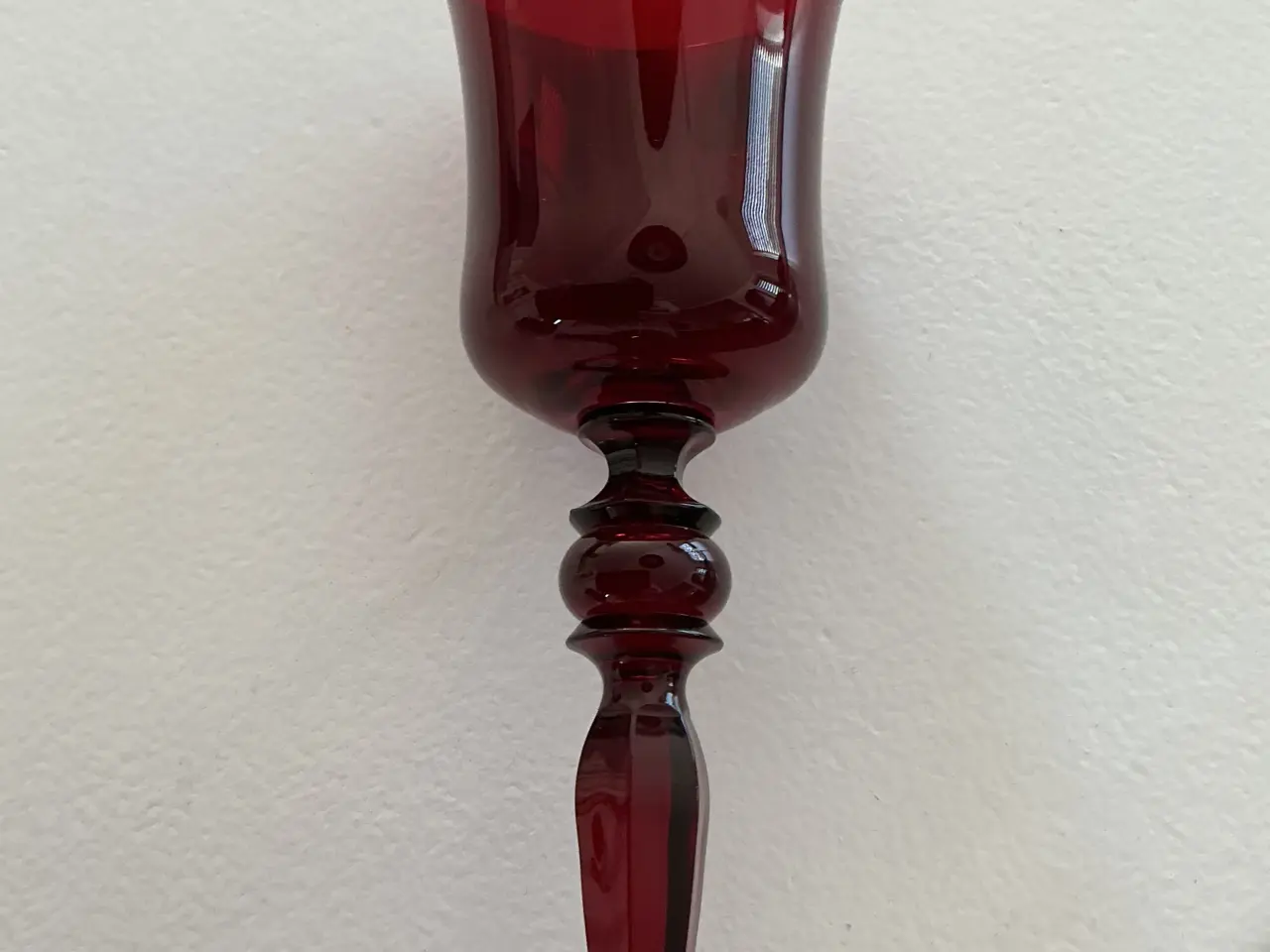 Billede 10 - Rubinrøde krystal glas 