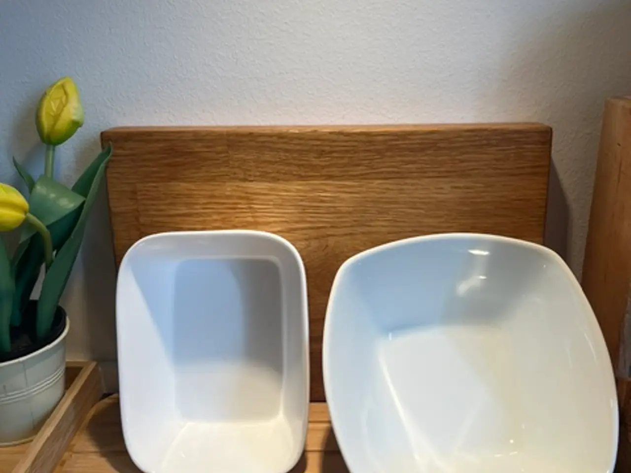 Billede 3 - Elegante hvide serveringsskåle (Galzone+Rosendahl)