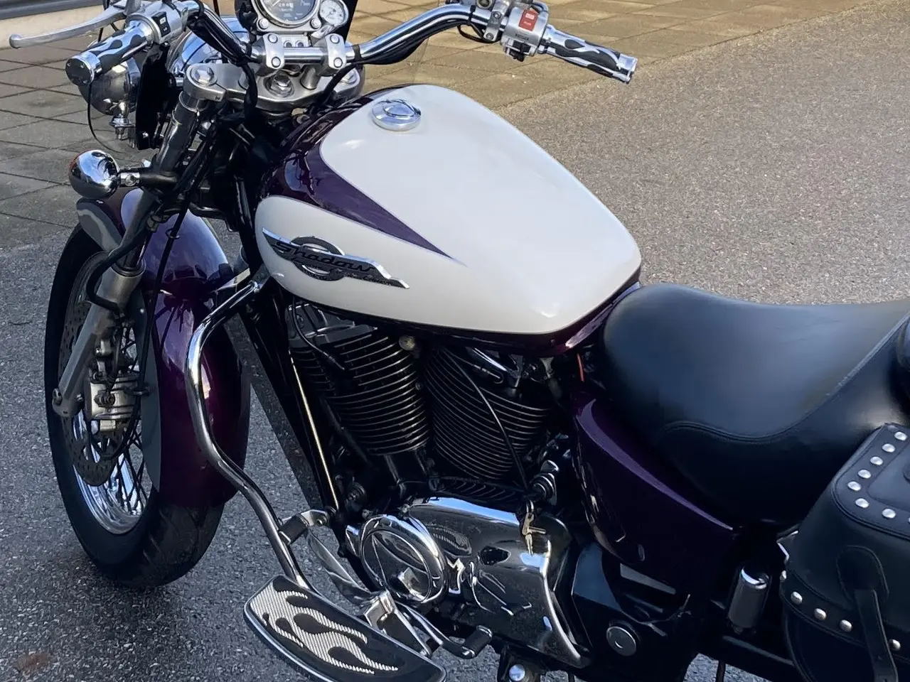 Billede 5 - Flot og yderst velholdt Honda vt1100 Shadow c2 ace
