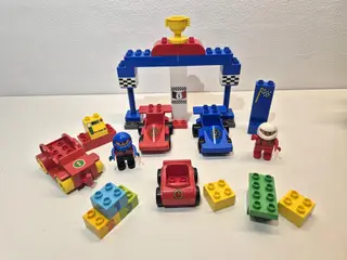 Duplo Racerbiler samt andet, Sælges som vist