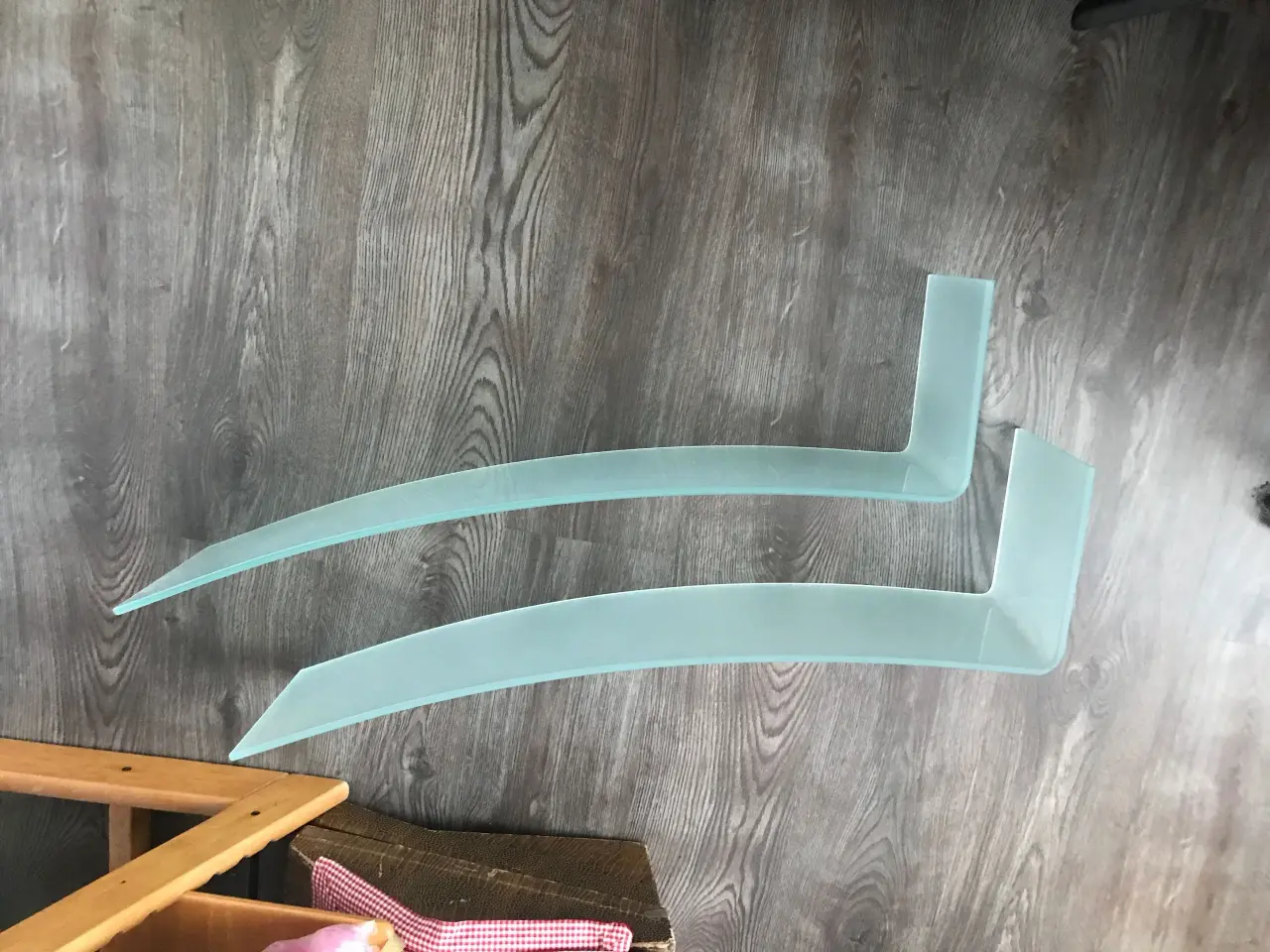 Billede 1 - Glashylde glas hylde