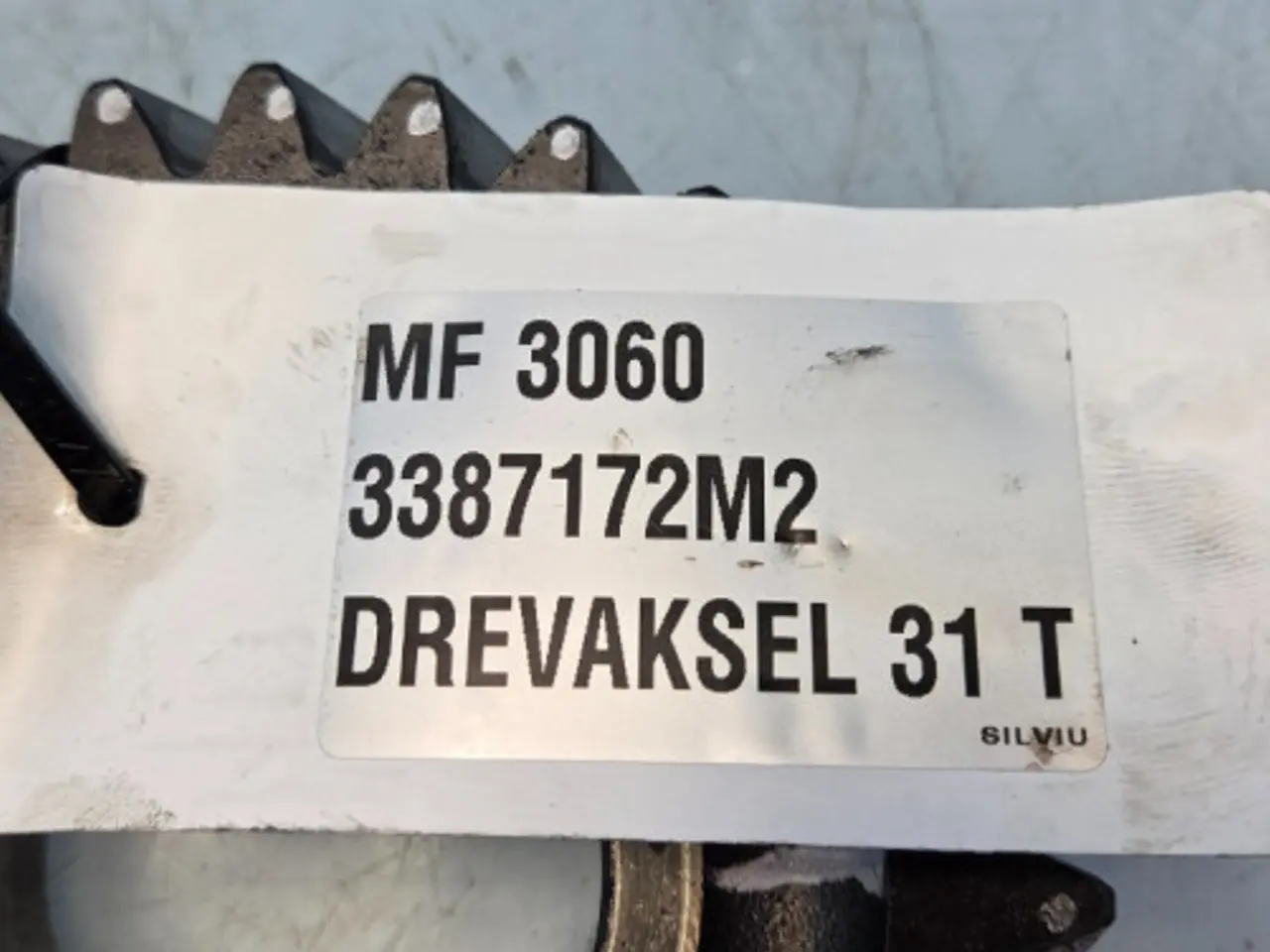 Billede 12 - Massey Ferguson 3060 Tandhjul 3387172M2