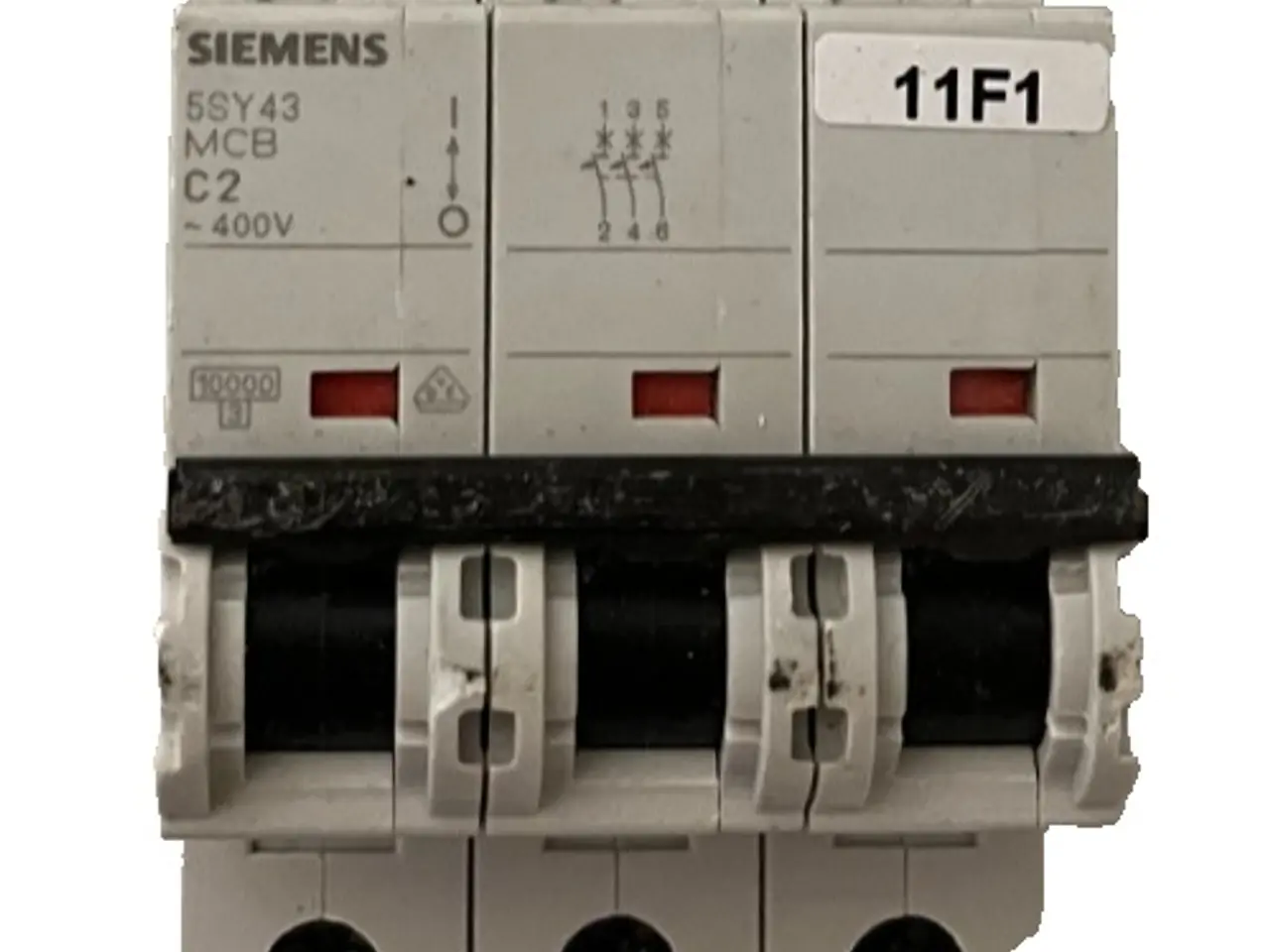Billede 1 - Siemens 5SY43 C2 3-Pole MCB 2A 400V Miniature