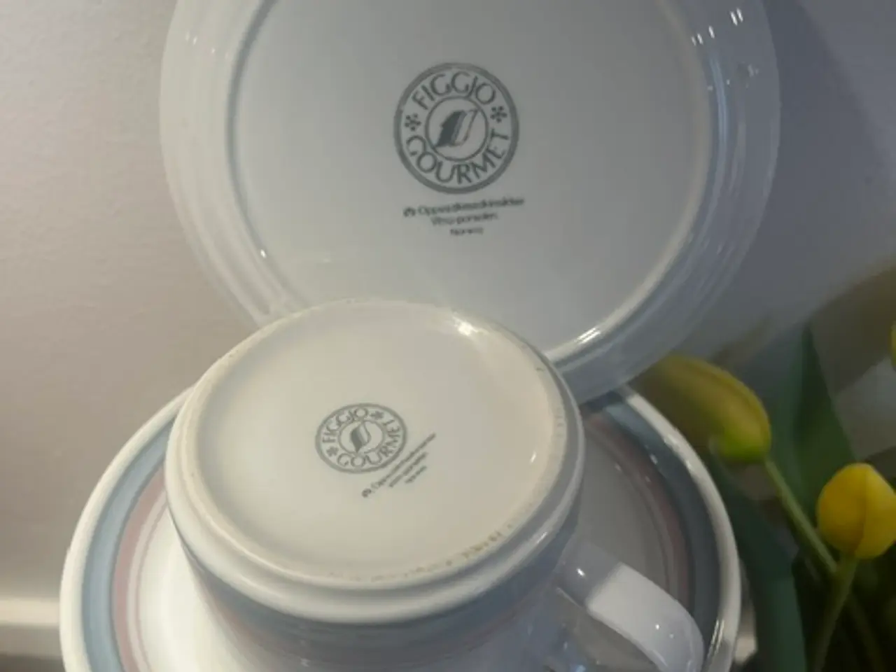 Billede 5 - Figgjo Gourmet underkopper&kop–Norsk retro-charme